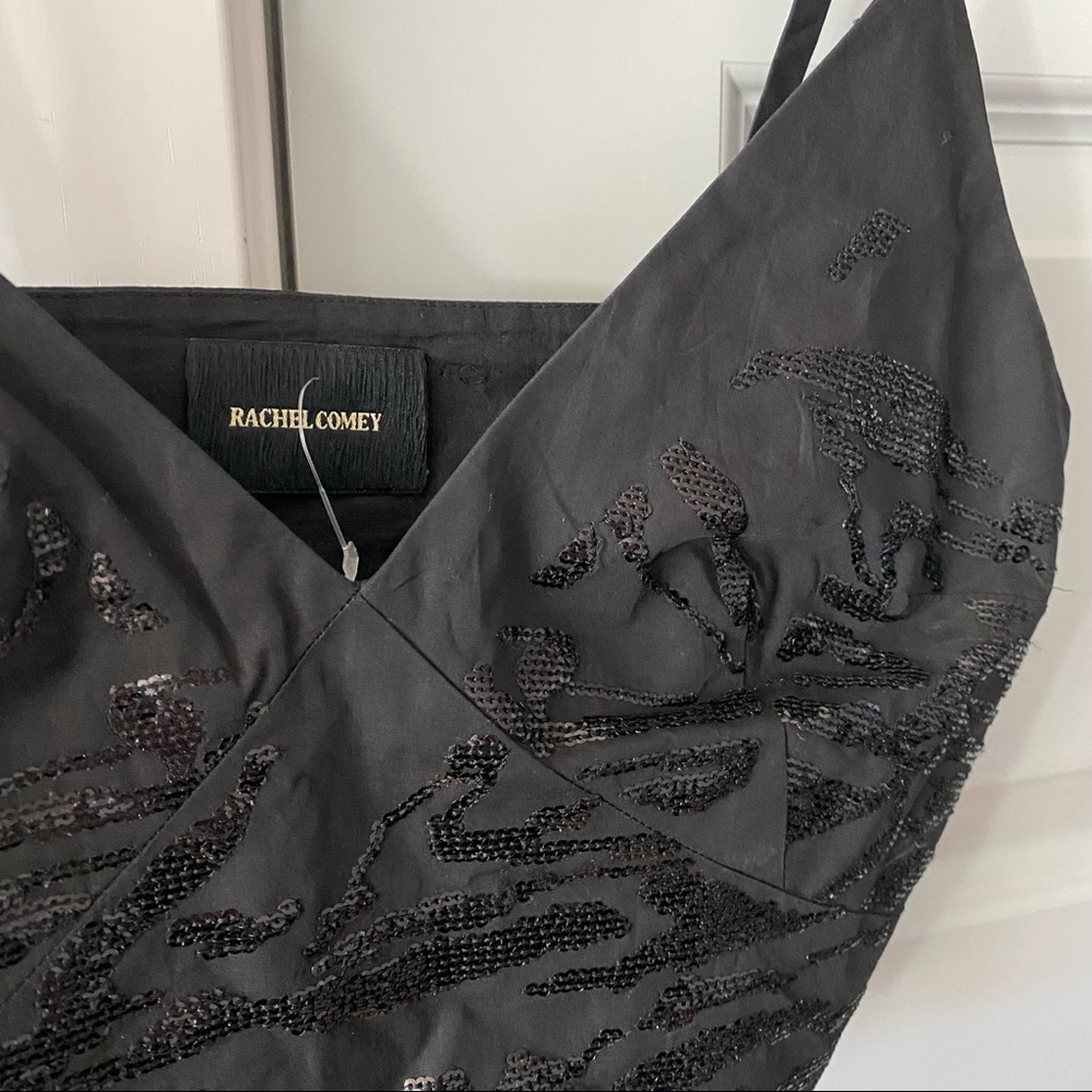 New Rachel Comey Sequin Crop Baton Top - Picture 6 of 7